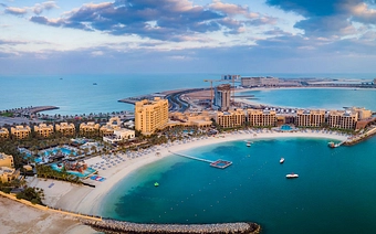 Al Marjan Island background