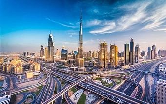 Downtown Dubai background