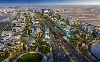 Dubai South background