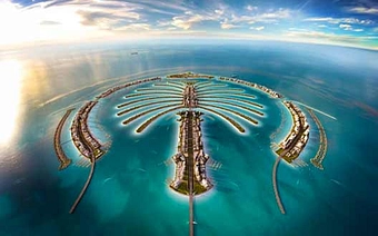 Palm Jebel Ali background